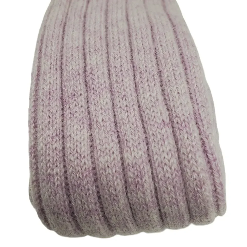 NWT Garnet Hill‎ Socks Knee High 9-11 Lilac Frost 82% Cashmere Warm Cozy Holiday